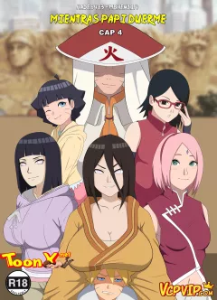 While Daddy Sleeps (Boruto) [Hades483 , Mbhen114] porn comic cover