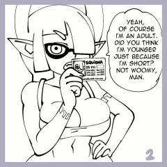 A Date With Squidna [SuperSatanSon] porn comic cover