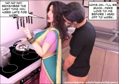 A Mothers Helping Hand [Mature3DComics] porn comic cover