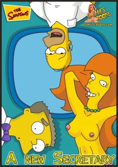 A New Secretary (The Simpsons) [Comics-Toons] porn comic cover