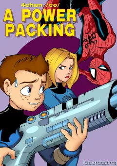 A Power Packing (Power Pack, Spider-Man) [Palcomix] porn comic cover