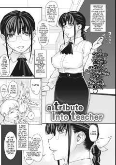 A Tribute Into Teacher [Kiriyama Taichi] porn comic cover