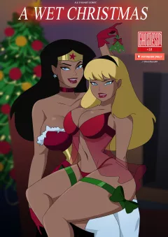 A Wet Christmas (Justice League) [GhostlessM] porn comic cover