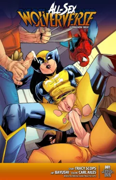 All-Sex Wolververse (Spider-Man , X-Men) [Tracy Scops] porn comic cover
