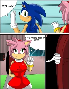 Amy’s Peril (Sonic The Hedgehog) [Loonyjams] porn comic cover
