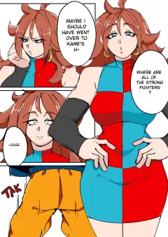 Android 21 gets her body stolen (Dragon Ball Z) [TSFSingularity] porn comic cover