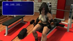 Arm Day VS Leg Day [SquarePeg3D] porn comic cover