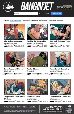 Bangin’Jet (Spider-Man) [Tracy Scops] porn comic cover