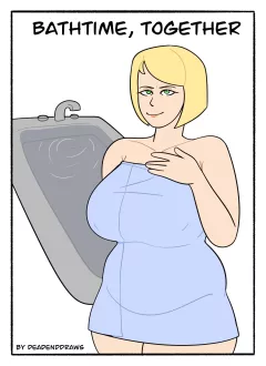 Bathtime, Together! [DeadEndDraws] porn comic cover