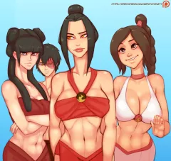 Beach Day (Avatar: The Last Airbender) [MrPotatoParty] porn comic cover