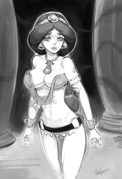 Bimbo Jasmine (Aladdin) [Disclaimer] porn comic cover