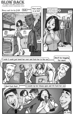 Blow Back [JABComix] porn comic cover