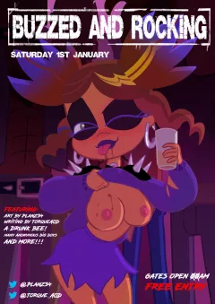 Buzzed and Rocking (DC Super Hero Girls) [PlanZ34] porn comic cover