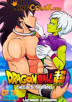 Cheelai’s Training (Dragon Ball Super) [Gansoman , KingComiX] porn comic cover