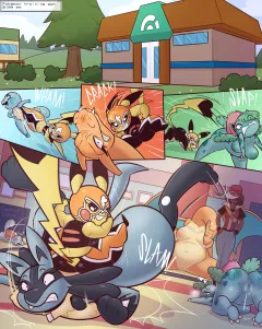 Chica’s Typical Training Day (Pokemon) [Cobatsart] porn comic cover