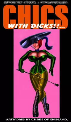 Chris! Chics with Dicks! [Lustomic] porn comic cover