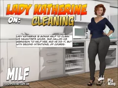 Cleaning – Katherine [PigKing] porn comic cover