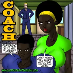 Coach [IllustratedInterracial] porn comic cover