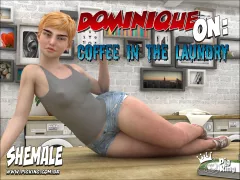 Coffee In The Laundry – Dominique [PigKing] porn comic cover