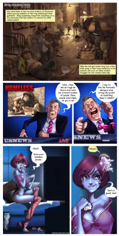 Dirty Homeless Needs [PooNnet] porn comic cover
