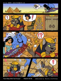 Don’t Mess With the Princess (Aladdin) [Akabur] porn comic cover