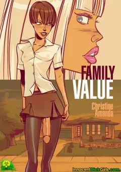 Family Value – Christine [InnocentDickGirls] porn comic cover