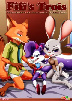 Fifi’s Trois (Tiny Toon Adventures , Zootopia) [Palcomix] porn comic cover