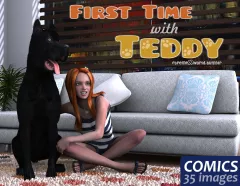 First Time With Teddy [ExtremeXWorld] porn comic cover