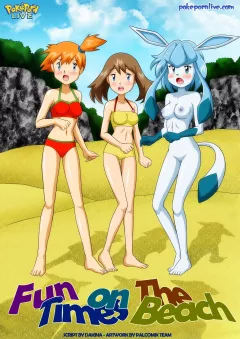 Fun Times On The Beach (Pokemon) [Palcomix] porn comic cover