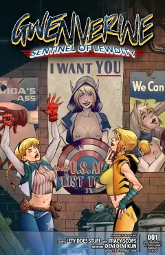 Gwenverine (Spider-Man) [Tracy Scops] porn comic cover