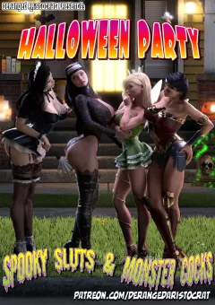 Halloween Party [Deranged Aristocrat] porn comic cover