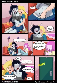 Horny Varmints (Adventure Time) [Hermit Moth] porn comic cover