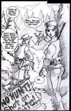 Hunt [IllustratedInterracial] porn comic cover