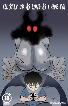 I’ll Stay Up As Long As I Have To! [Glassfish] porn comic cover