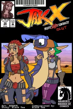 Jak X Flut Slut Farm (Jak and Daxter) [Akabur] porn comic cover