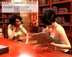 Kari’s Library Quickie [Senderland Studios] porn comic cover