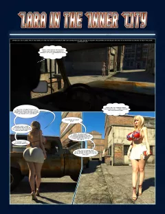Lara In The Inner City [Moiarte3D] porn comic cover
