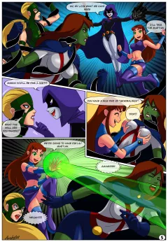 Low Class Heroines (Teen Titans) [Arabatos] porn comic cover