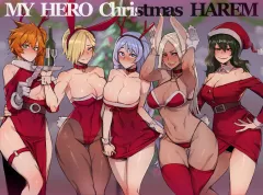 MY HERO Christmas HAREM (My Hero Academia) [Ratatatat74] porn comic cover