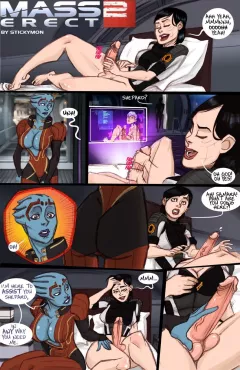 Mass Erect 2 (Mass Effect) [Stickymon] porn comic cover