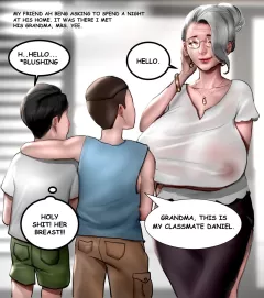 My Friend’s Grandma [Scarlett Ann] porn comic cover