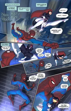 Ohhh, What A Tangled Web… (Spider-Man) [Fred Perry] porn comic cover