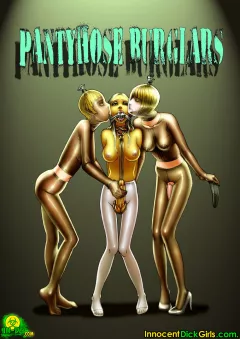 Pantyhose Burglars – Priya, Nicole, Amanda, Tommy [InnocentDickGirls] porn comic cover