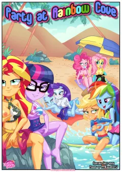 Party at Rainbow Cover (My Little Pony – Equestria Girls) [Palcomix] porn comic cover