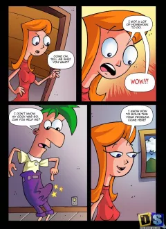 Phineas and Ferb [Drawn-Sex] porn comic cover