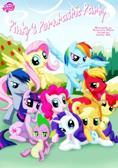 Pinky’s Porntastic Party (My Little Pony – Friendship Is Magic) [PalComix] porn comic cover