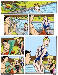 Poolside (Suske en Wiske) [Karmagik] porn comic cover