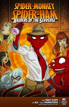 Raiders Of The Sexverse (Spider-Man) [Tracy Scops] porn comic cover