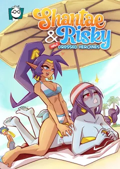 Shantae &amp; Risky – Half Dressed Heroines [Mr.E] porn comic cover