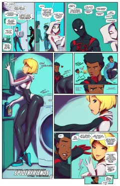 Spiderfriends With Benefits (Spider-Man) [Fred Perry] porn comic cover